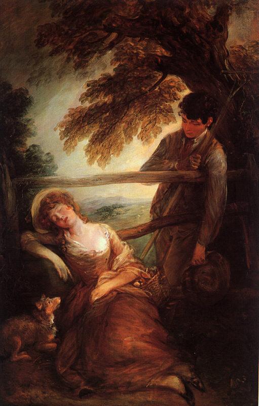 Thomas Gainsborough Haymaker and Sleeping Girl Germany oil painting art